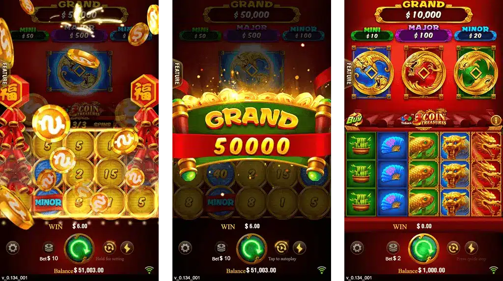 3 Coins 96In Bonus
